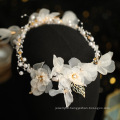 Elegant Bridal Hair Accessories White Flower Headband